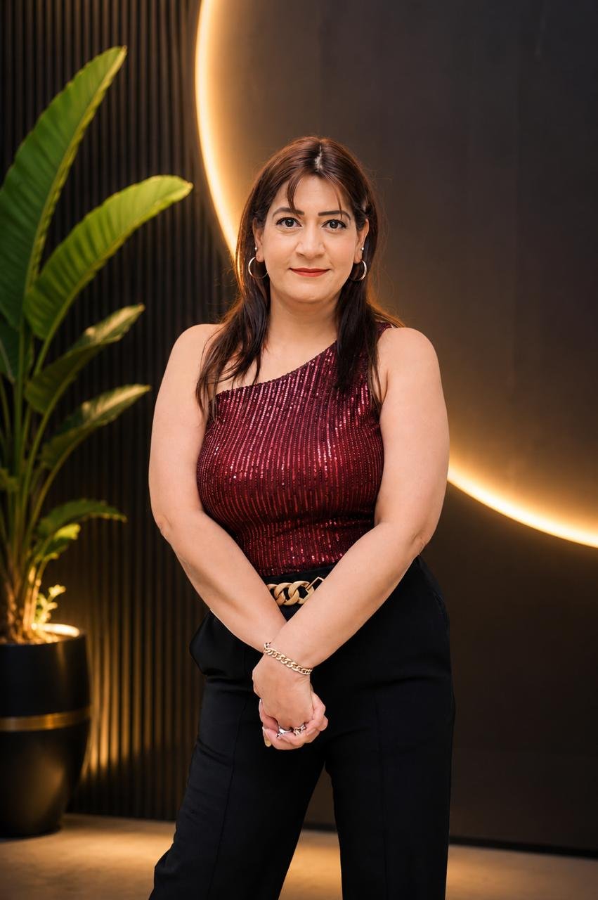 Jaspreet Kaur Kathuria — High Fashion Studio Portrait